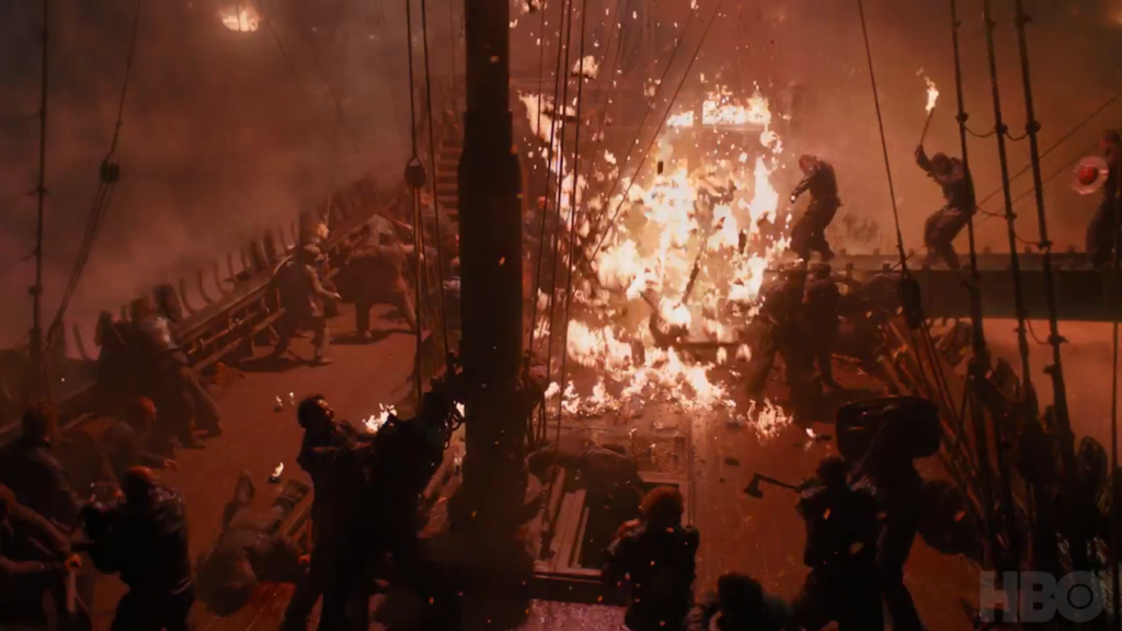 Ship Ablaze