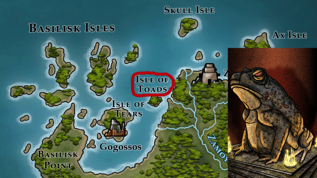 Isle of Toads & Toad Stone (Klaradox)