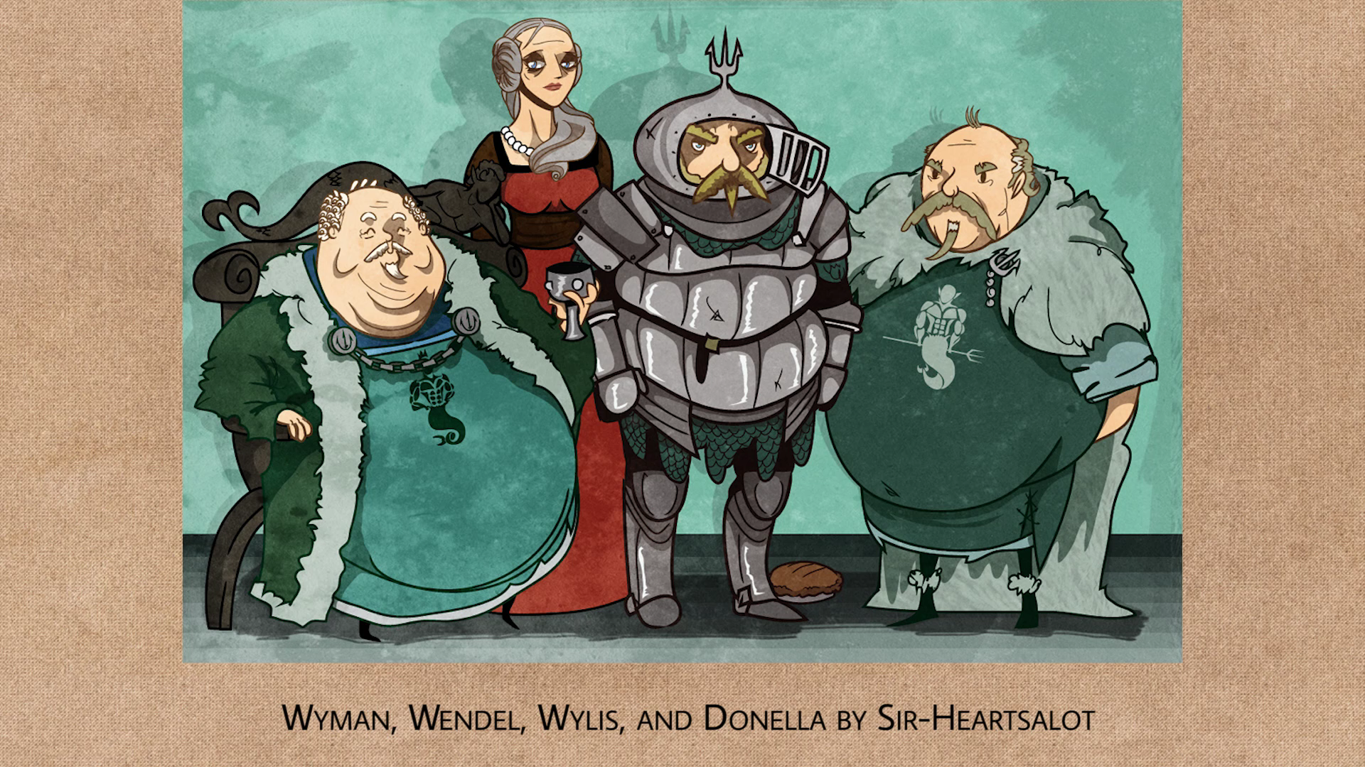 Wyman, Wendel, Wylis, and Donella by Sir-Heartsalot