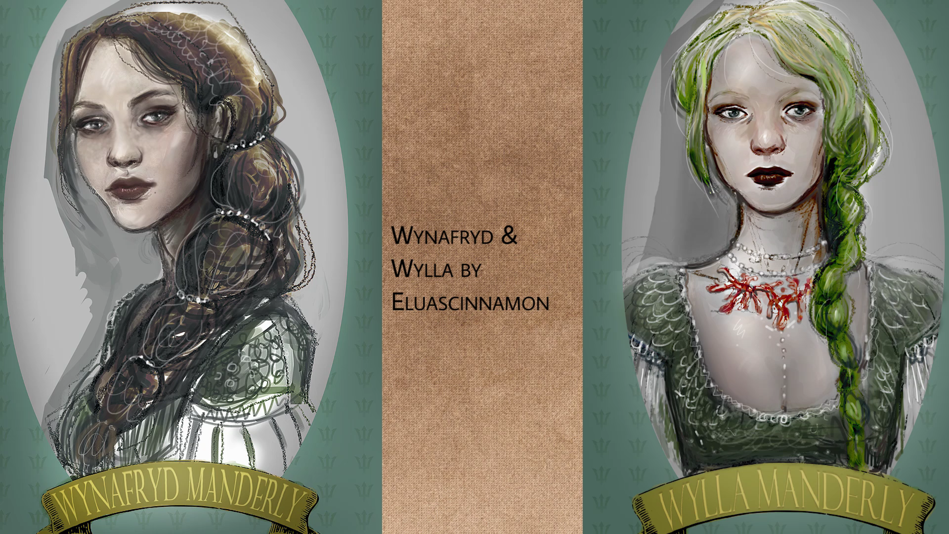 Wynafryd and Wylla by eluascinnamon